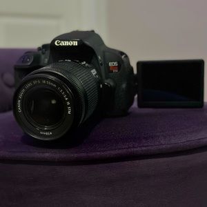 Canon Rebel Eos T5i Camera With 18-55mm Lens